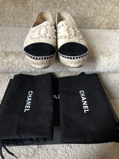 CHANEL Espadrille G29762 Flat shoes Slip.